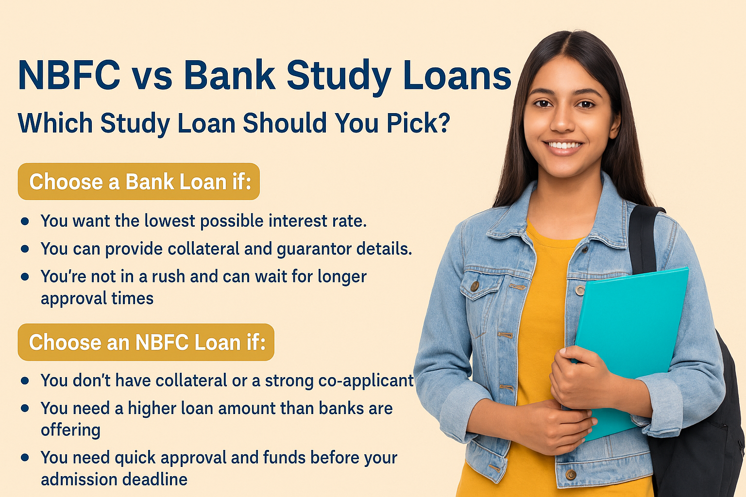 NBFC vs Bank Study Loans